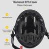 Lixada Adult Bike Helmet, Lightweight Mountain Bike Helmet Comfort Bicycle Helmet with Pads & Visor, Impact Protection Adjustable Cycling Helmet for Men Women Commuting, Road Biking, Skating view 3