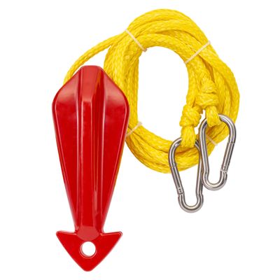 Aqua 16ft DLX Floating Watersports Tow Harness, for Water Skis, Wakeboards, Towable Tubes and Kneeboards