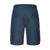 Muscularfit Cargo Shorts for Men Causal Stretch Waist Multi Pocket Tooling Shorts Summer Lightweight Button Pocket Gym Shorts Men Navy L view 4