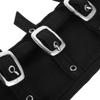 WOFASHPURET 1 Pair Goth Arm Warmers Buckle Armwarmer Gothic Gloves Arm Warmer Arm Wristband Buckle Bracers Halloween Cosplay Costume Accessory for Theme Party Black Gothic Arm Warmers view 3