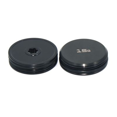 RunzeFeng Golf Putter Weights 2pcs 5g/10g/15g/20g/25g/30g/35g/40g Replace for 24 Model AI Odyssey Putters (Black 2pcs 15g)