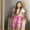 Arshiner Girls Pajama Pants Kids Plaid Pj Pants Comfy Lounge Sleepwear Bottoms with Pockets Pink Plaid 10-11 Years view 4