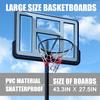 Quoerl Basketball Hoop Outdoor 10ft Adjustable, Portable Basketball Hoop Goal System for Youth and Adults in Backyard (120inch) view 2