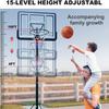 Quoerl Basketball Hoop Outdoor 10ft Adjustable, Portable Basketball Hoop Goal System for Youth and Adults in Backyard (120inch) view 4