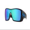 Oakley OO9101 Sunglasses Bundle: OO 9101 910158 Polished Black and Small Black leash Accessory kit view 1