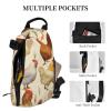 A Brood Of Chickens Print Crossbody Backpack -Versatile Crossbody Backpack For Outdoor Activities view 3