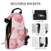 Cute Pig Print Crossbody Backpack -Versatile Crossbody Backpack For Outdoor Activities view 3
