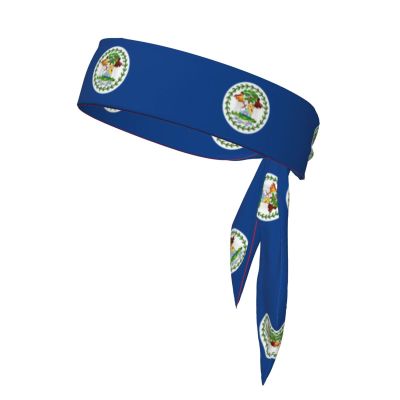 Trukd Belize Flag Headbands,Sports Head Tie,Headband for Men and Women,Hair Band for Running, Workout, Football, Black, TD-TD12158