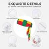 Trukd Flag of Benin Headbands,Sports Head Tie,Headband for Men and Women,Hair Band for Running, Workout, Football, Black, TD-TD12158 view 4