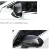 Compatible For Camry 2018 2019 2020 2021 2022 2023 Car Rearview Side Mirror Cover Wing Cap Exterior Rear View Case Trim Carbon Fiber view 4