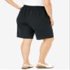 Woman Within Plus Size Seersucker Short - 30 W, Raspberry Sorbet view 2