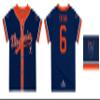Chris Taylor Virginia Cavaliers UVA Officially Licensed MLBPA T-Shirt Blue view 3