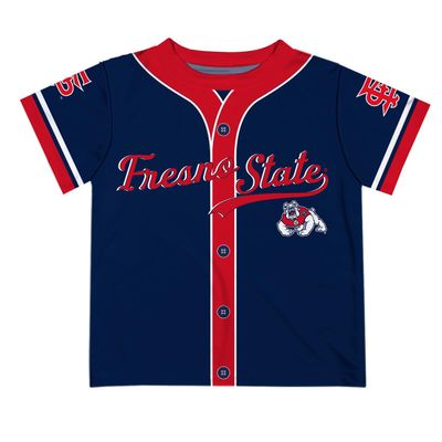 Vive La Fete Players Association Aaron Judge Fresno State Bulldogs Officially Licensed T-Shirt Blue