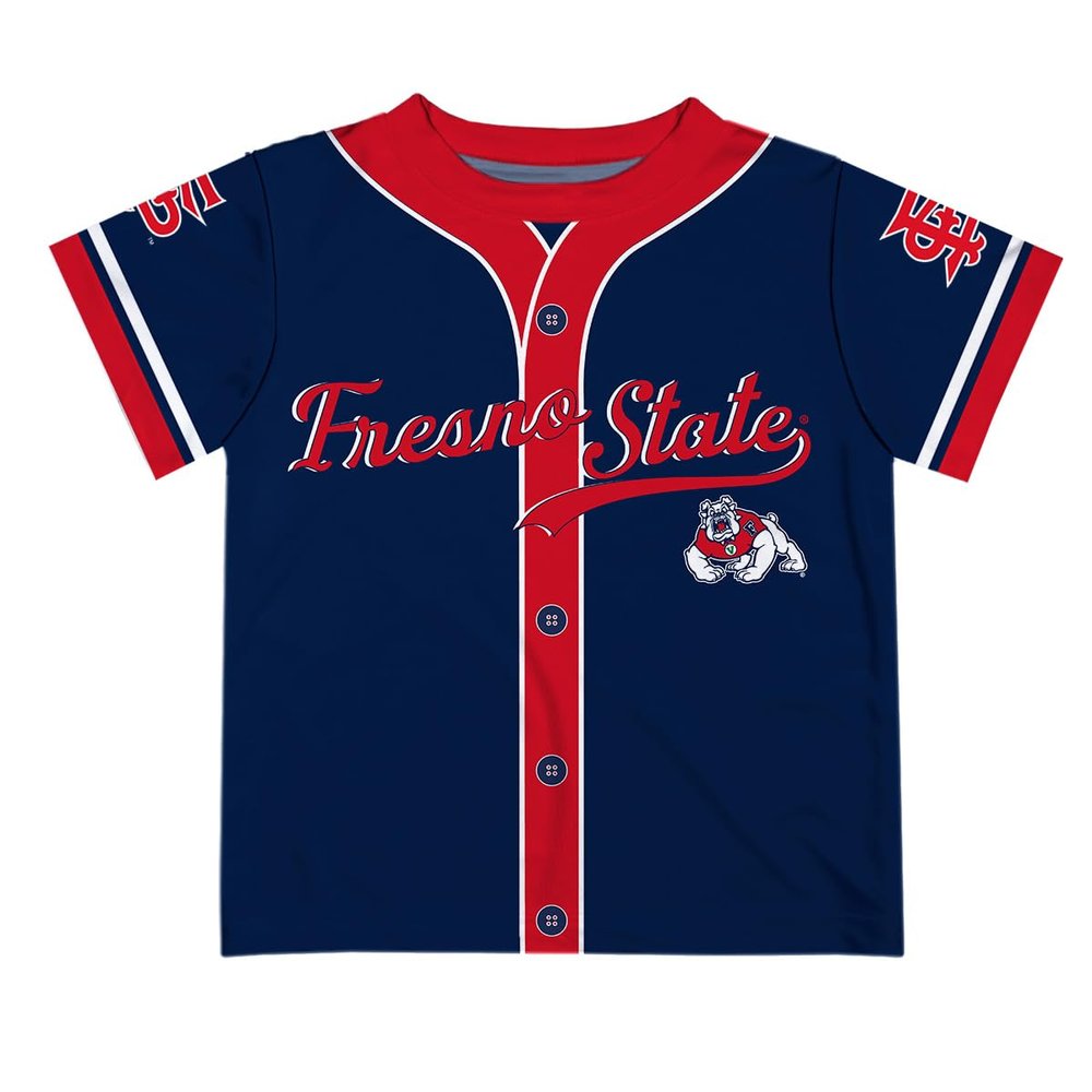 Vive La Fete Players Association Aaron Judge Fresno State Bulldogs Officially Licensed T-Shirt Blue