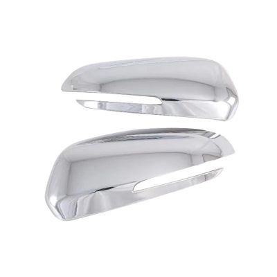 Compatible For Hyundai IX25 2020-2023 Car Rearview Side Mirror Cover Wing Cap Exterior Sticker Door Rear View Case Trim Carbon Fiber Style (Color : Silver)