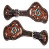 Circle Y Men's Sunset Beaded Spur Straps, Multi view 1