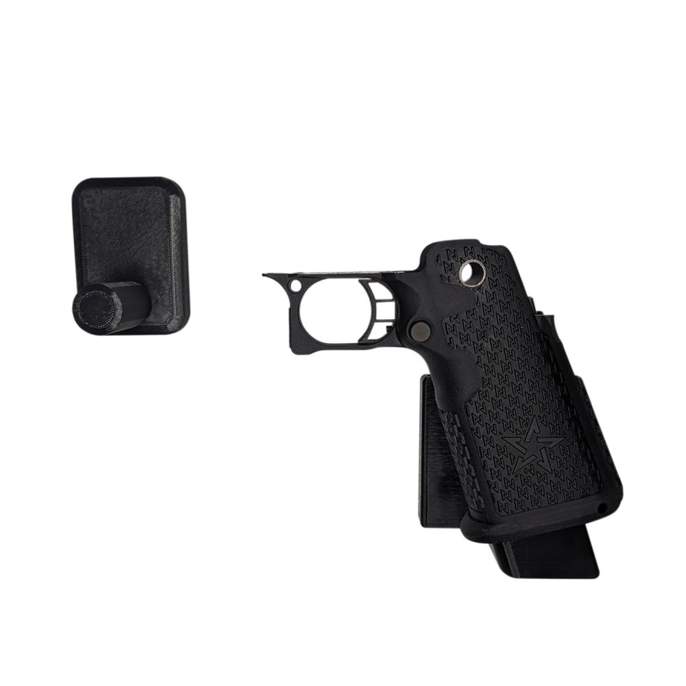 Hammy3DPrints Mount for 2011 - Magnetic | Pistol Holder Handgun Storage Rack (Facing Left)