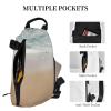 Beach Print Crossbody Backpack -Versatile Crossbody Backpack For Outdoor Activities view 3