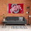 College Flags & Banners Co. Ohio State Buckeyes Bold Logo Premium Flag view 4