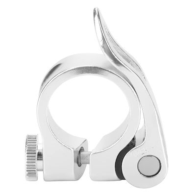 Seatpost Clamp, Seat Post Clamp Aluminum Alloy Seatpost Clamp Seat Clamps (Silver)