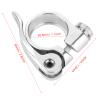 Seatpost Clamp, Seat Post Clamp Aluminum Alloy Seatpost Clamp Seat Clamps (Silver) view 2