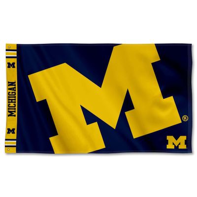 College Flags & Banners Co. Michigan Team University Wolverines Bold Logo Premium Flag