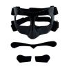 Vaveren Basketball Mask, Face Guard for Broken Nose Sports with Padding, Face Shield Mask Basketball Nose Guard for Soccer, Softball, Black Black Sticker view 1