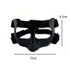 Vaveren Basketball Mask, Face Guard for Broken Nose Sports with Padding, Face Shield Mask Basketball Nose Guard for Soccer, Softball, Black Black Sticker view 3