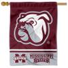 College Flags & Banners Co. Mississippi State Bulldogs Wordmark Logo House Flag Banner view 1