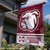 College Flags & Banners Co. Mississippi State Bulldogs Wordmark Logo House Flag Banner view 2