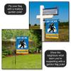WinCraft Los Angeles Chargers Bigfoot Sasquatch Believe Yard Garden Banner Flag view 4