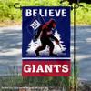 New York Giants Bigfoot Sasquatch Believe Yard Garden Banner Flag view 2