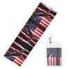 CarXs American Flag Cold Exercise Towel  Breathable, Absorbent for Multi-Activity Use  Cooling Chill Beach Yoga Towel view 1