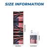CarXs American Flag Cold Exercise Towel  Breathable, Absorbent for Multi-Activity Use  Cooling Chill Beach Yoga Towel view 3