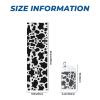 FoRes Black and White Cow Cold Exercise Towel for Gym, Running, Sports, Yoga & More - Enhance Your Workout Experience view 3