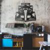 NORTH KAISER Formula 1 Metal Wall Art - F1 Race Car Silhouette Sculpture - Sport Auto Wall Hanging Decor for Garage, Man Cave or Bedroom (29.1'' x 26.4'' / 74 x 67 cm) view 4