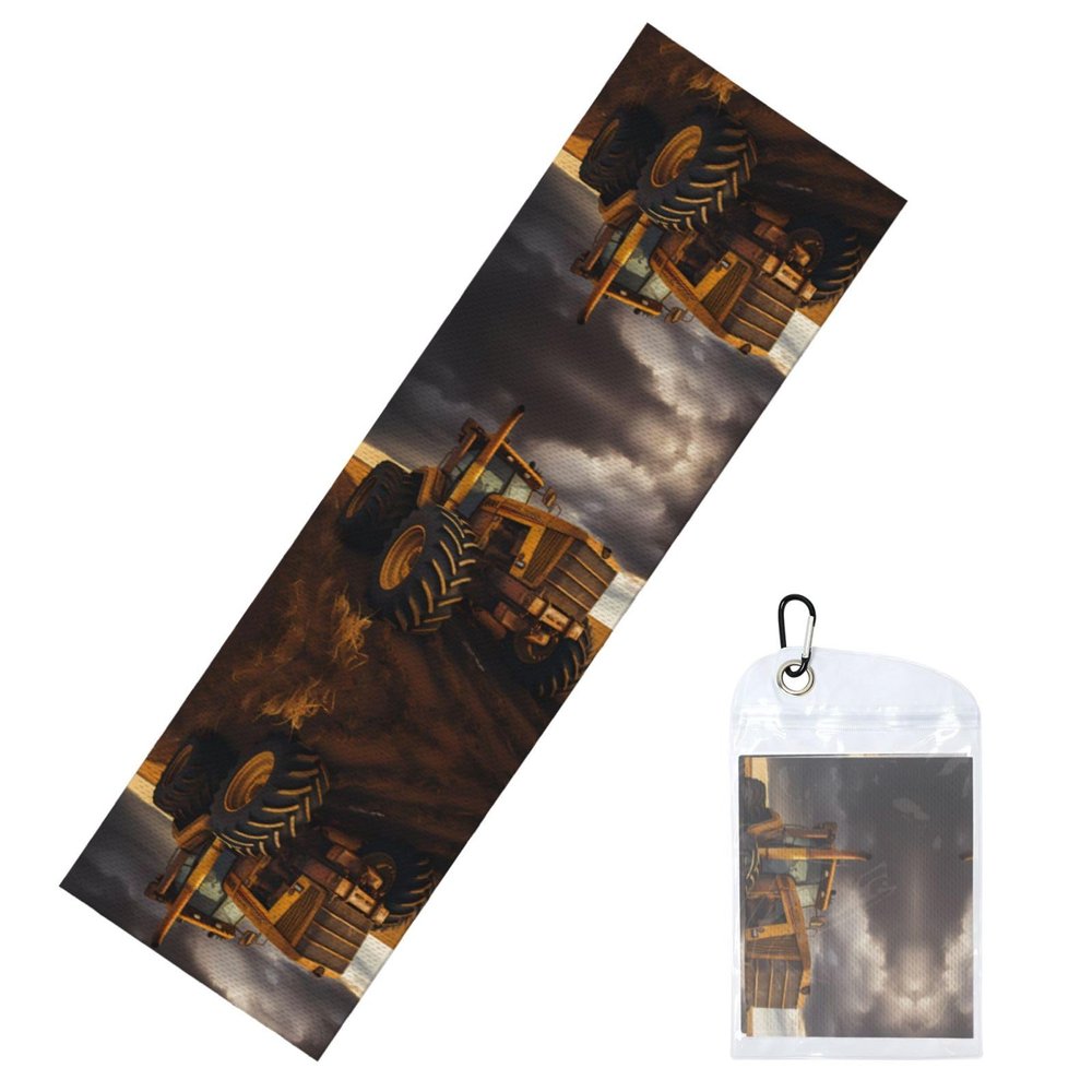 Tractor in The Field Cold Exercise Towel for Gym, Running, Sports, Yoga & More - Enhance Your Workout Experience