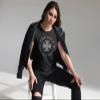 2Bhip The Cult Band Sonic Temple Circle Mens Short Sleeve 80s Music Vintage Style Graphic Tees - Black, Medium view 4