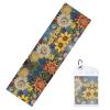 Oil on Canvas Sunflower Cold Exercise Towel for Gym, Running, Sports, Yoga & More - Enhance Your Workout Experience view 1