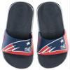 FOCO Men's NFL Big Logo Raised Slide, New England Patriots, X-Large view 1