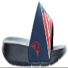 FOCO Men's NFL Big Logo Raised Slide, New England Patriots, X-Large view 2