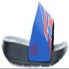 FOCO Men's NFL Big Logo Raised Slide, Buffalo Bills, Medium view 2