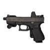 Hammy3DPrints Mount for Glock 9mm/40/357 Double Stack - Magnetic | Pistol Holder Handgun Storage Rack (Facing Left) view 1