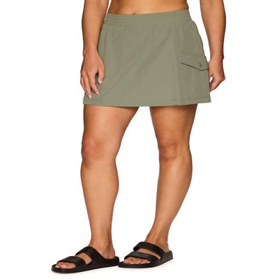 Avalanche Women's Cargo Hiking Skort, Quick Drying Crinkle Woven Tennis/Golf Skirt with Inner Liner Short Agave XS