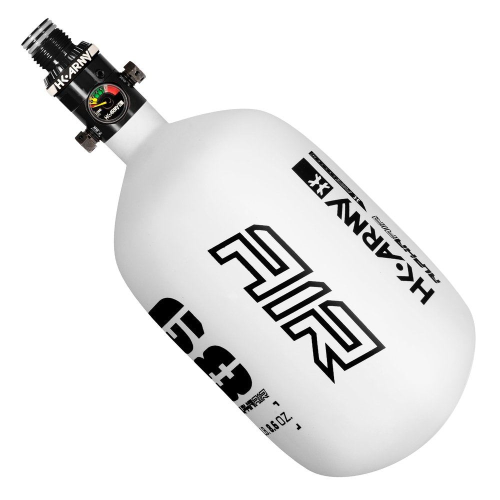 HK Army HPA Paintball Tank - Lightweight Alpha Air Carbon Fiber Compressed Air Tank - 68ci/4500 psi Blizzard