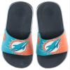 FOCO Men's NFL Big Logo Raised Slide, Miami Dolphins, Small view 1
