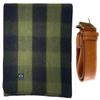 Arcturus Green Buffalo Wool Blanket and Carry Straps Bundle view 1