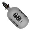 HK Army HPA Paintball Tank - Lightweight Alpha Air Carbon Fiber Compressed Air Tank - 68ci/4500 psi Graphite view 1