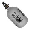 HK Army HPA Paintball Tank - Lightweight Alpha Air Carbon Fiber Compressed Air Tank - 68ci/4500 psi Graphite view 2