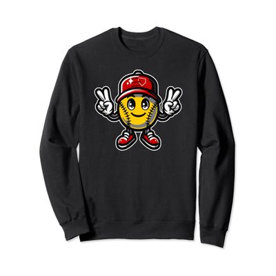 Hit Streak Softball Guy Sweatshirt